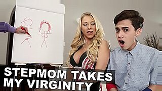 shower mom video son