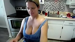 indian step mom fucks step son while dad is out on kitchen counter