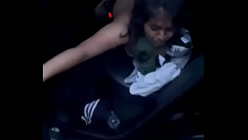 milf solo masturbation in her car at a parking lot