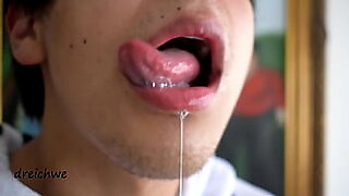 guy cums in mouth