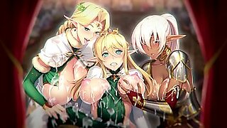 3d monster elf anime orgy