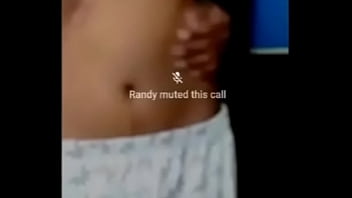 in video call girl showing her boobs