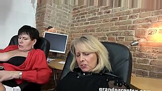 young european beauty rides horny grandpa on the couch