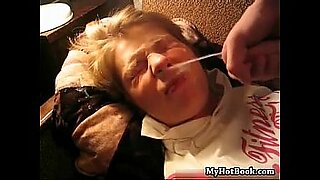 forced to eat cum filled pussy