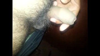 nude cute boy playing with small penis