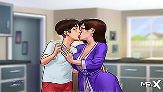mom and son hot kissing deshi