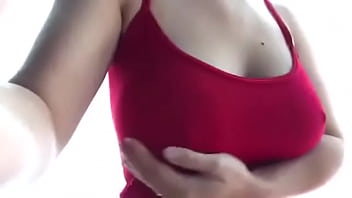 in video call girl showing her boobs