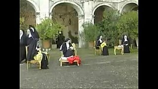 busty nuns nikki jessica fuck the priest in church
