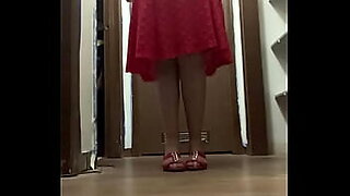 wanking my tranny cock with huge cum load over my pantyhose