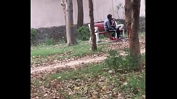 indian young couple breast sucking